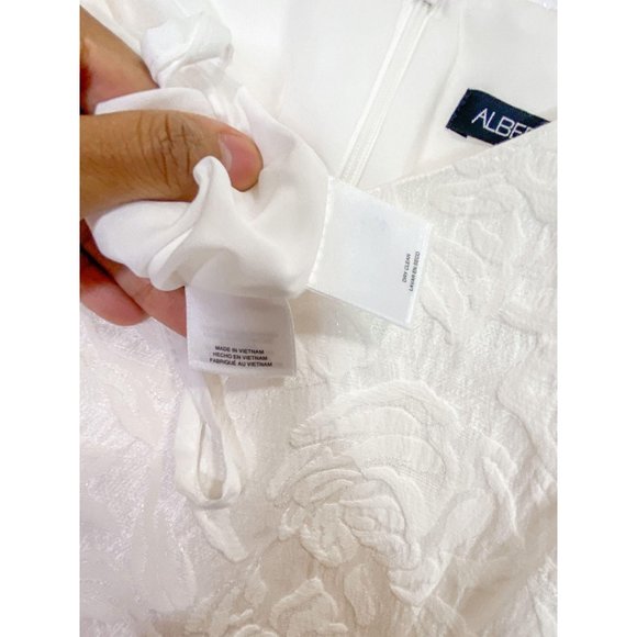 NWOT Albert Nipon Sleeveless Jacquard Dress - Picture 11 of 11